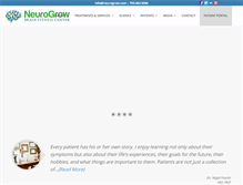 Tablet Screenshot of neurogrow.com